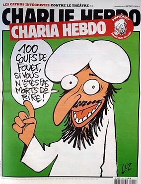 Charlie Hebdo, cover, 3 November 2011.