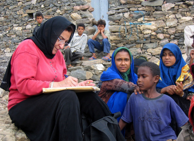 Yemen, World Bank project, preparation mission, March 2015, Interviewing children